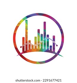 Sound wave vector logo design. Music wave icon logo design template.