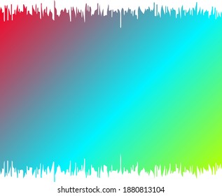 sound waveform colorful and bright vector art