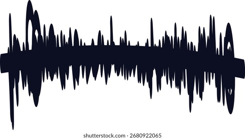 Klangwellenform Vektor Audio Illustration