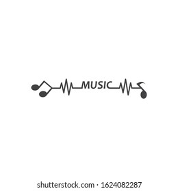 sound wave,pulse line,equaizer and sound effect ilustration logo vector icon template