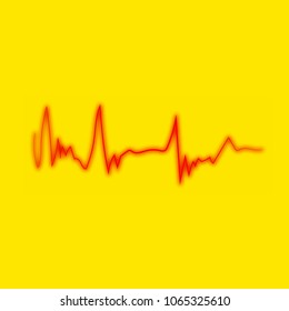 Sound waves. Audio waves. Display