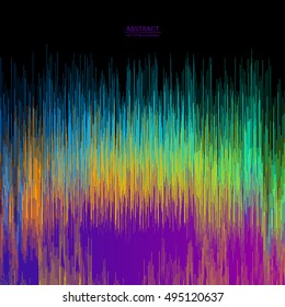 Sound waves colorful light audio signal design. Vector illustration EPS10. Sound wave wallpaper. music wave. Audio equalizer technology, pulse musical. Waveform background.