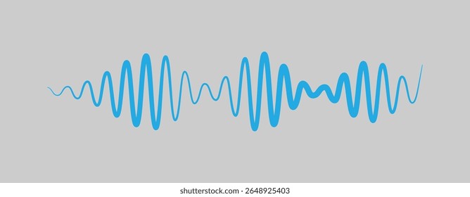 Modelo de design de ondas de som. Conjunto de design de ondas sonoras de podcast. Ilustração de vetor
