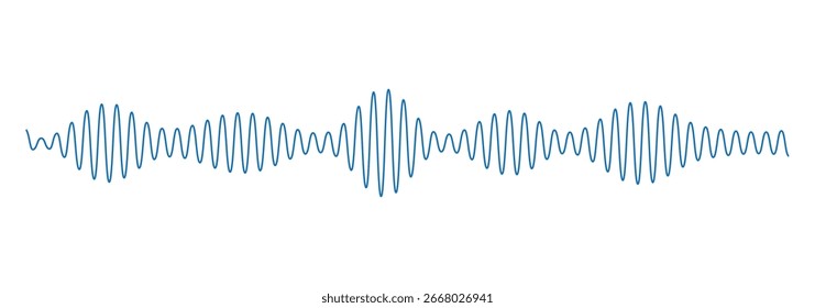 Sound waves design template. Set of podcast sound waves icon. vector design.