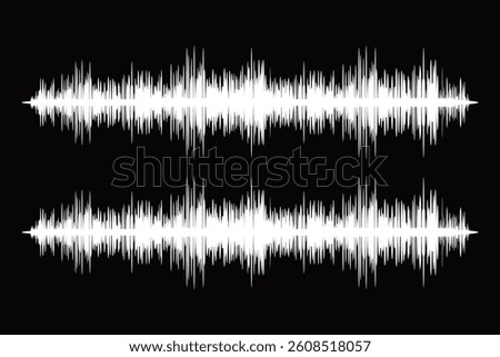 sound waves, digital music equalizer, vector design