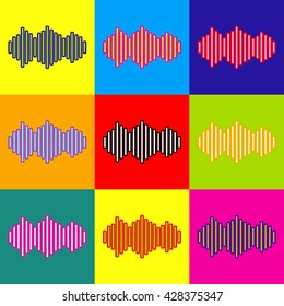 Sound waves icon