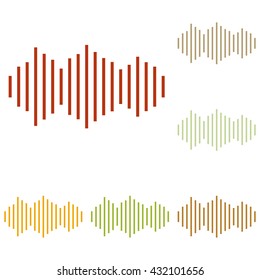 Sound waves icon