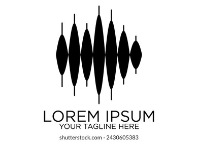 Sound waves Modern sound equalizer. Radio wave icons. Volume level symbols