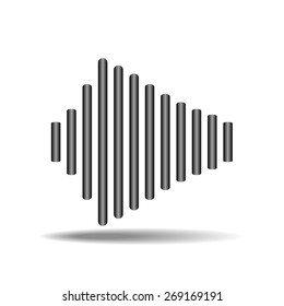 sound waves oscillating
