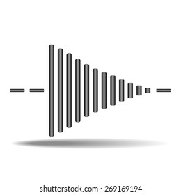 sound waves oscillating