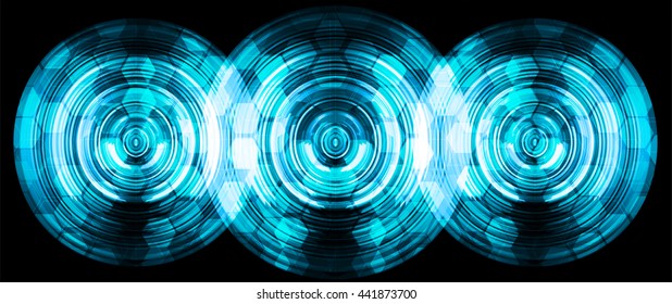 Sound waves oscillating dark blue light, digital wave. wave background. igital data background, blue abstract light hi tech pixel internet technology