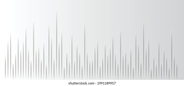 Sound waves oscillating dark light