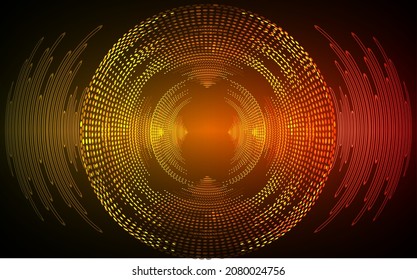 ondas sonoras oscilando la luz oscura