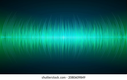 ondas sonoras oscilando la luz oscura