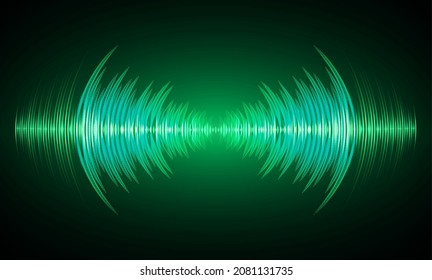 Sound waves oscillating dark light
