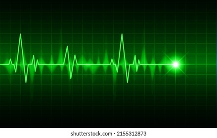 Sound waves oscillating dark light