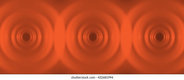 Sound waves oscillating dark orange light, Wave Abstract technology background. Vector wave. water wave