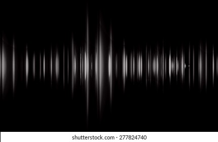 Sound waves oscillating glow black light, Abstract technology background. Vector. infographics. wave