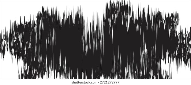 Ondas de sonido oscilando la luz del resplandor, fondo Abstractas de la tecnología - Vector