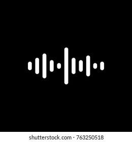 Sound waves oscillating glow light in white tone on black background, Technology digital splash or explosion concept, Neon sound waves in music production, wave sign.