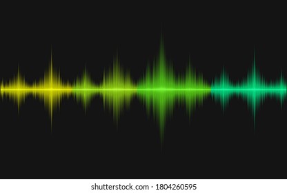 Sound waves of oscillating light.