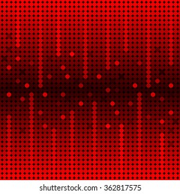 Sound waves, Seamless pattern with color gradation