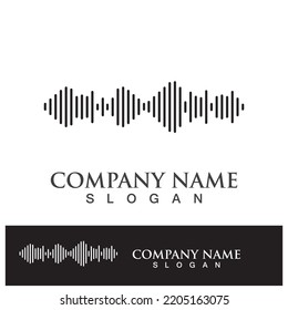 Sound waves set vector illustration icon design