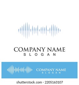 Sound waves set vector illustration icon design