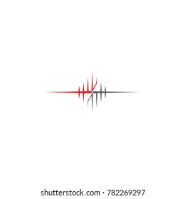 Sound Waves Vector Design Illustration
