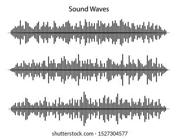 sound waves, vector design,  volume