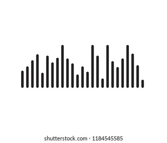 Sound waves vector illustration