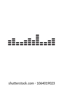 Sound waves vector illustration Design