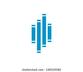 Sound waves vector illustration design 