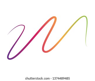 Sound waves vector illustration design template