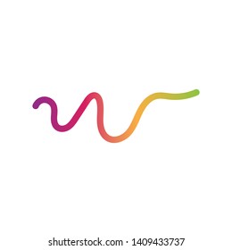 Sound waves vector illustration design template
