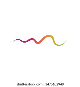 Sound waves vector illustration design
