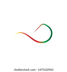 Sound waves vector illustration design