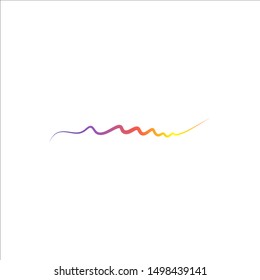 Sound waves vector illustration design template. Audio wave logo design