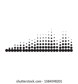 Sound waves vector illustration design template
