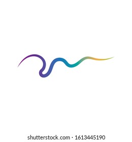 Sound waves vector illustration design template