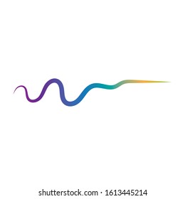 Sound waves vector illustration design template