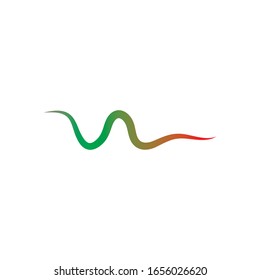 Diseño de ilustración vectorial de ondas de sonido 