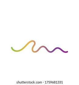 Sound waves vector illustration design template