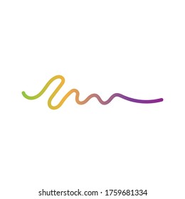 Sound waves vector illustration design template
