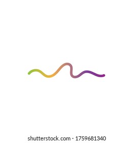 Sound waves vector illustration design template