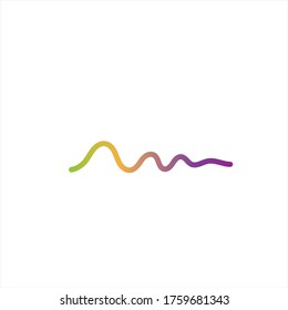 Sound waves vector illustration design template
