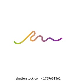 Schall-Wellen-Vektorgrafik-Design