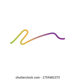 Sound waves vector illustration design template