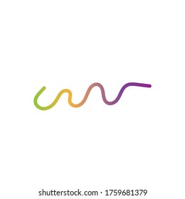 Plantilla de diseño de ilustraciones vectoriales de ondas de sonido