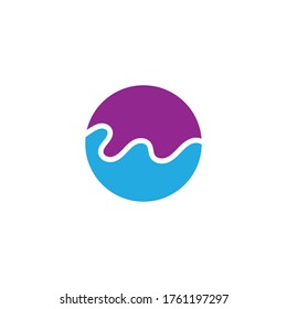 Sound waves vector illustration design template